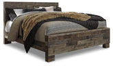 Derekson King Panel Bed and 2 Nightstands